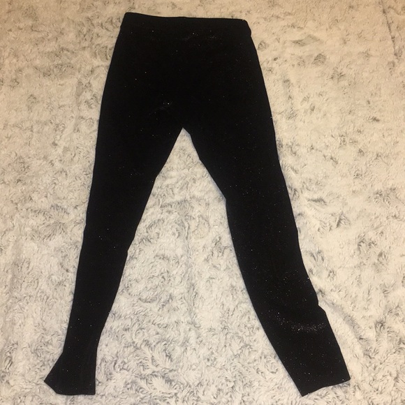 PINK size medium sparkling yoga pants - Picture 3 of 4